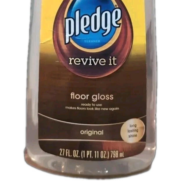 Pledge Revive It Floor Gloss x2 Polish Protects Long Lasting Shine original lot
