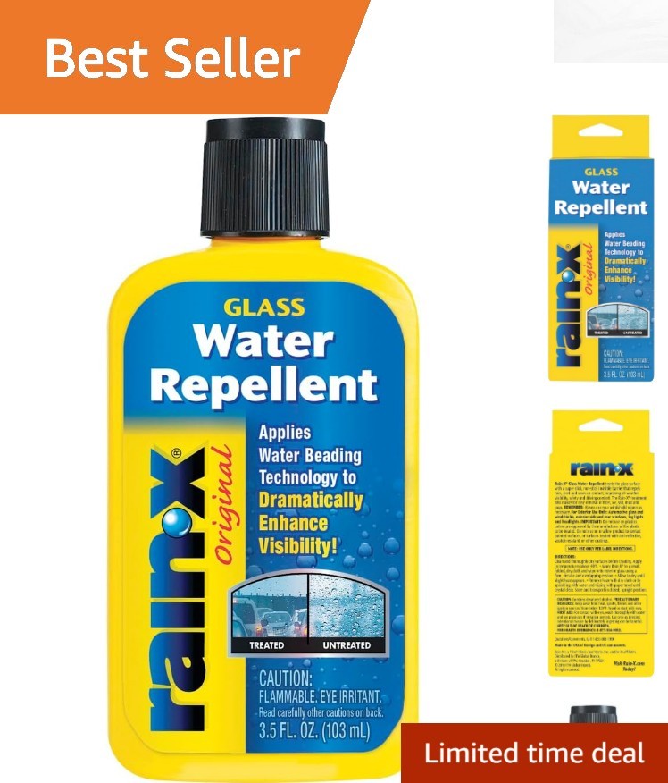 Windshield Treatment 3.5 oz – Easy Application for Clear Visibility