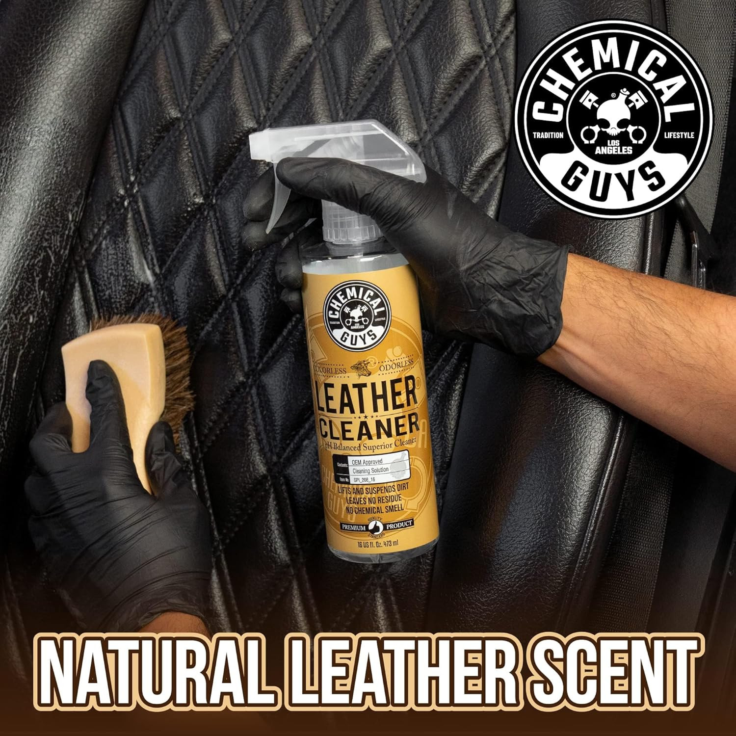 Leather Cleaner and Conditioner Kit – 2 Bottles (4 Oz Each), Car Cleaner and Con
