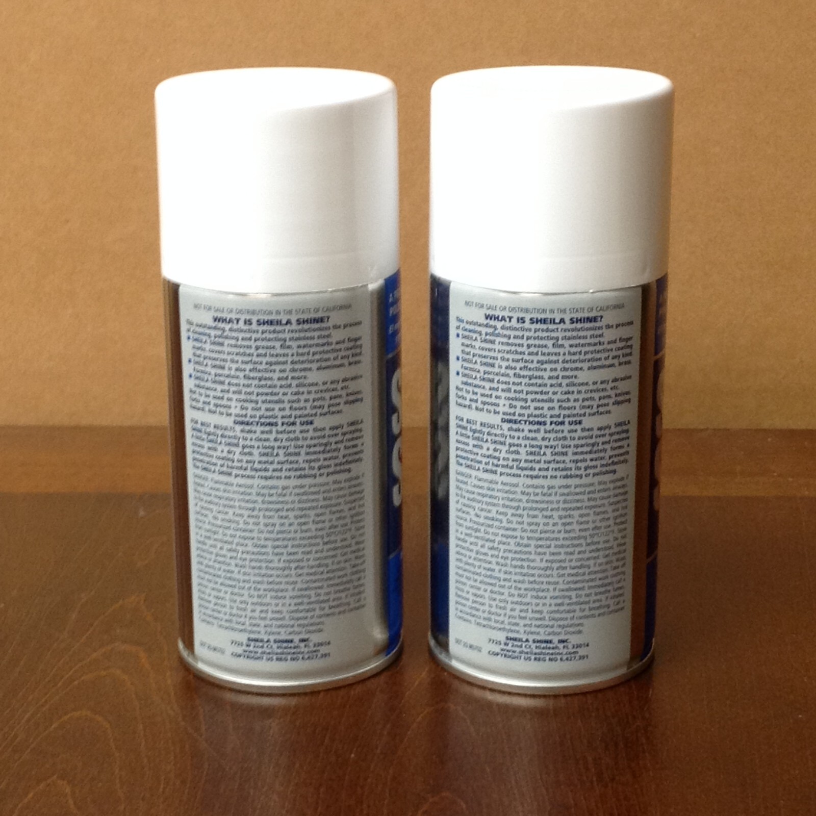 Lot of 2 Sheila Shine Stainless Steel Cleaner & Polish – (2) 10 Oz. Cans NEW