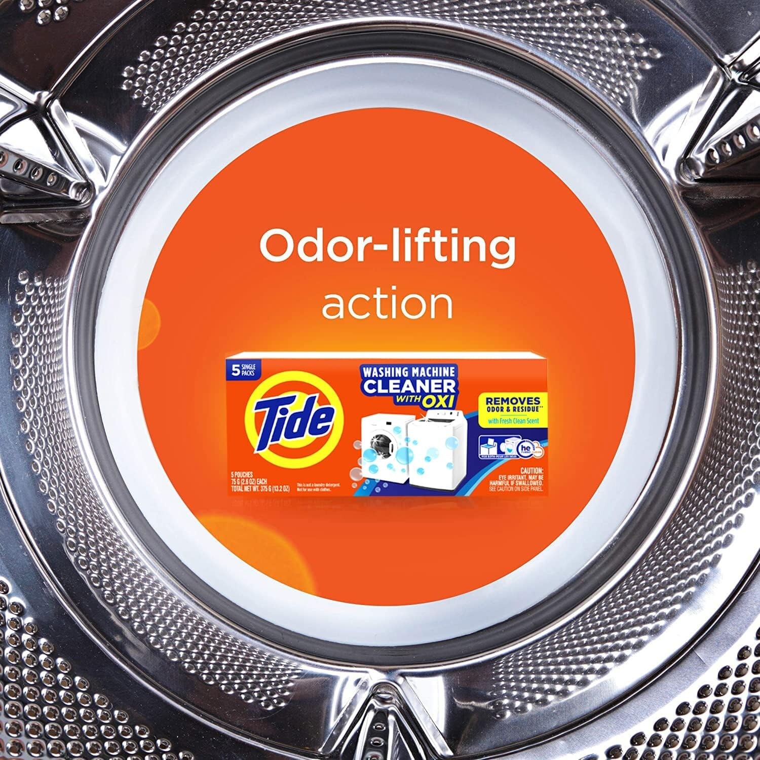 Washing Machine Cleaner by Tide, Washer Machine Cleaner with Oxi 21 Count Fresh