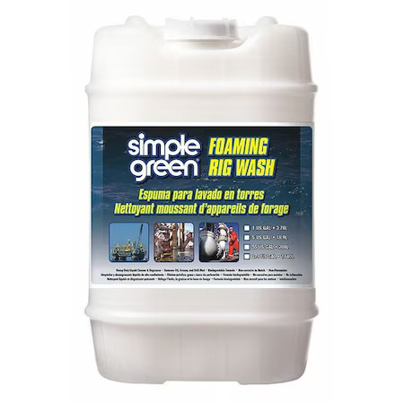 Simple Green 0110000403001 Rig Wash, Truck And Trailer Wash, 5 Gal, Butyl-Free