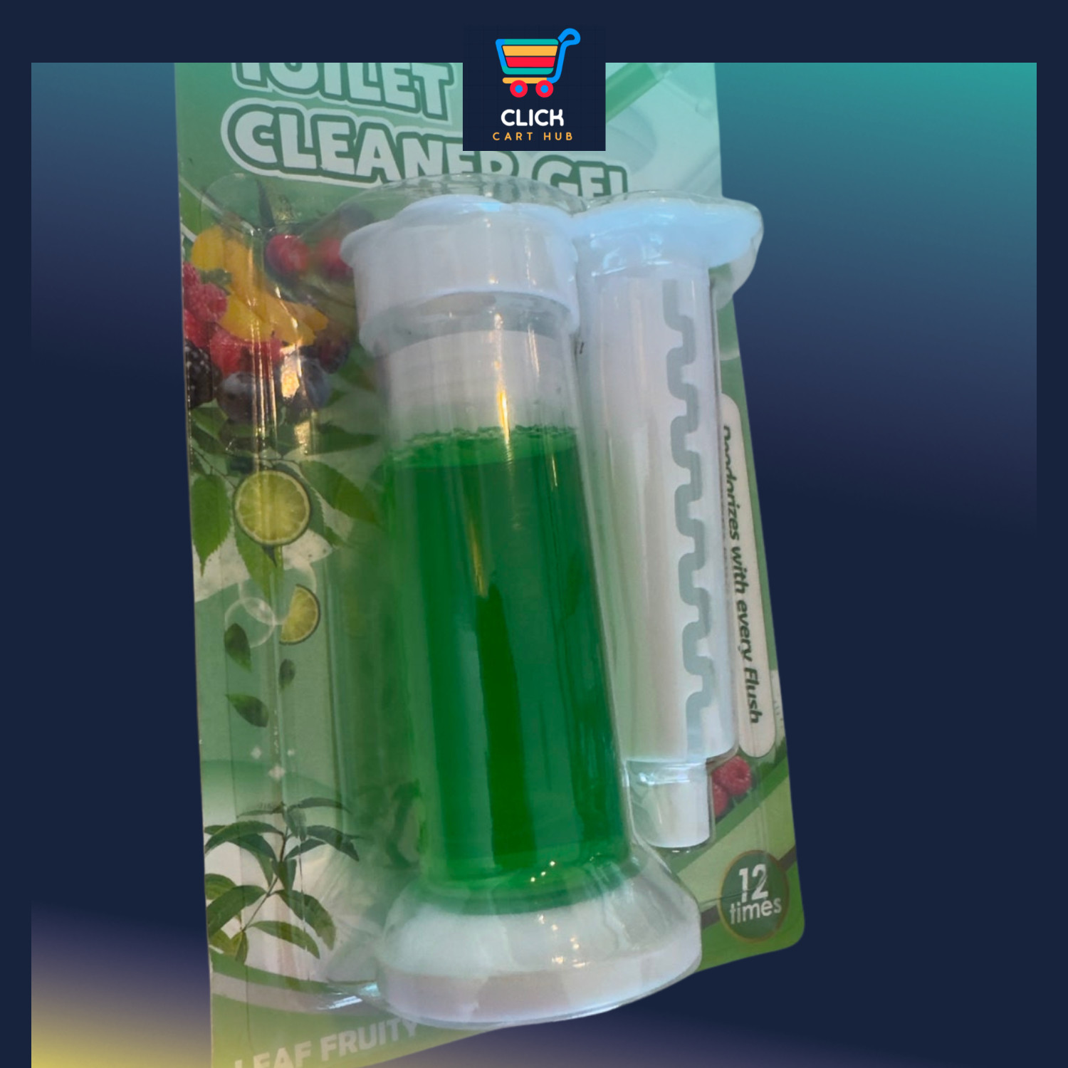 1PCS GEL Fragrance Green toilet bowl cleaner, refreshing last for 1 week