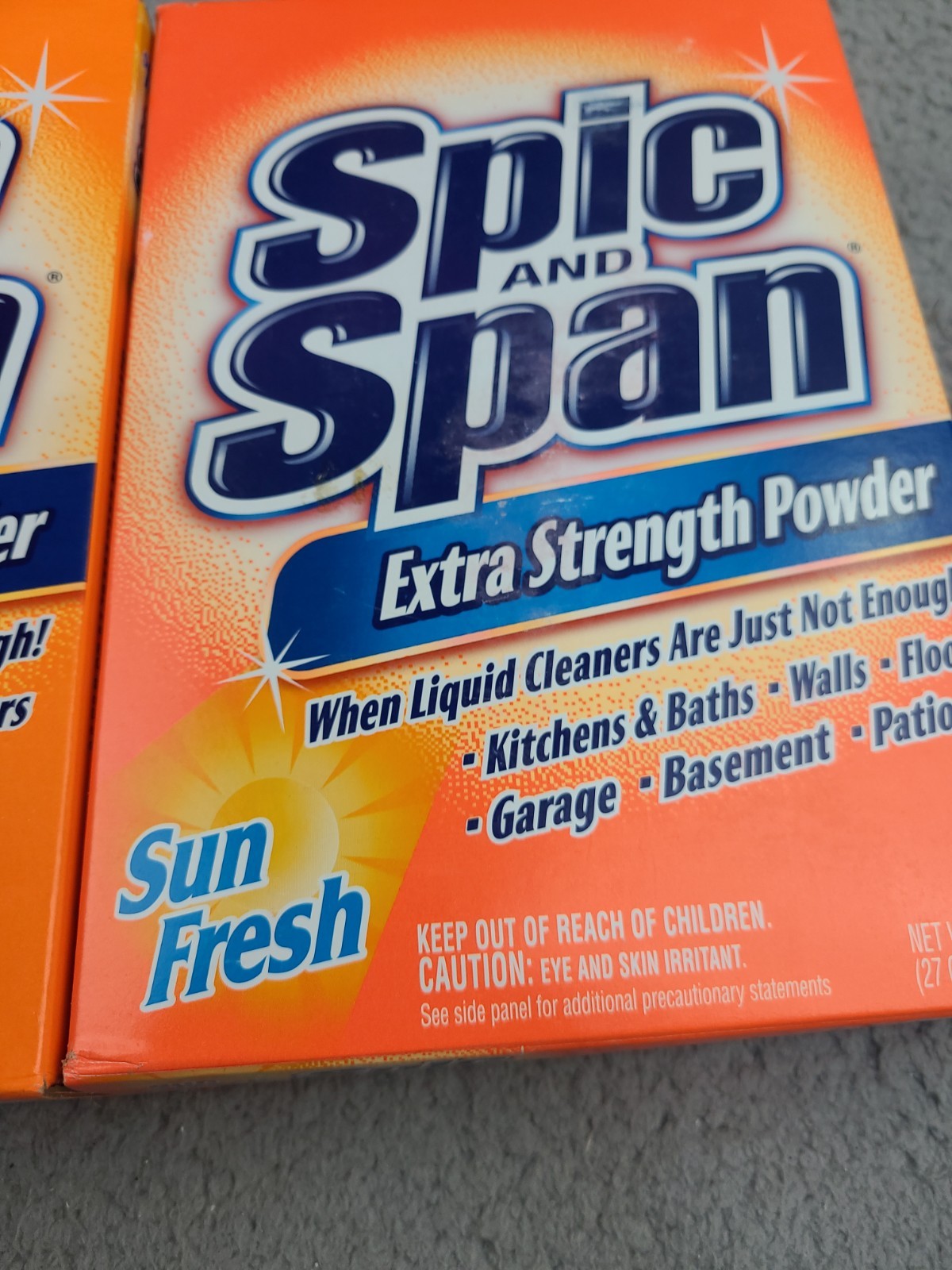 4x Spic and Span Extra Strength Powder Sun Fresh 27 oz …