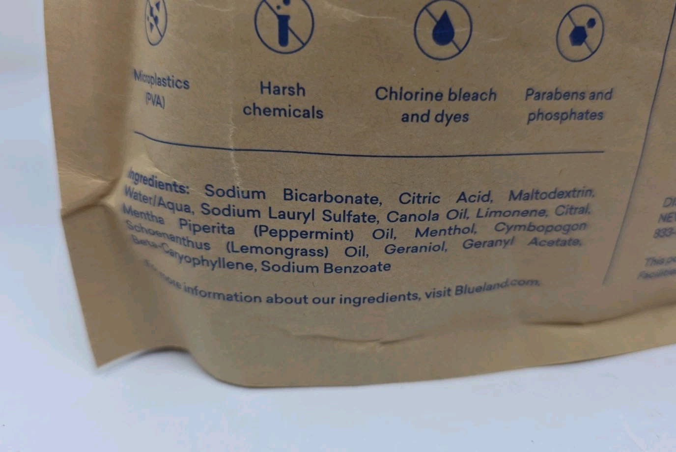 Blueland Toilet Bowl Cleaner Tablets, Lemon Mint, 30-count
