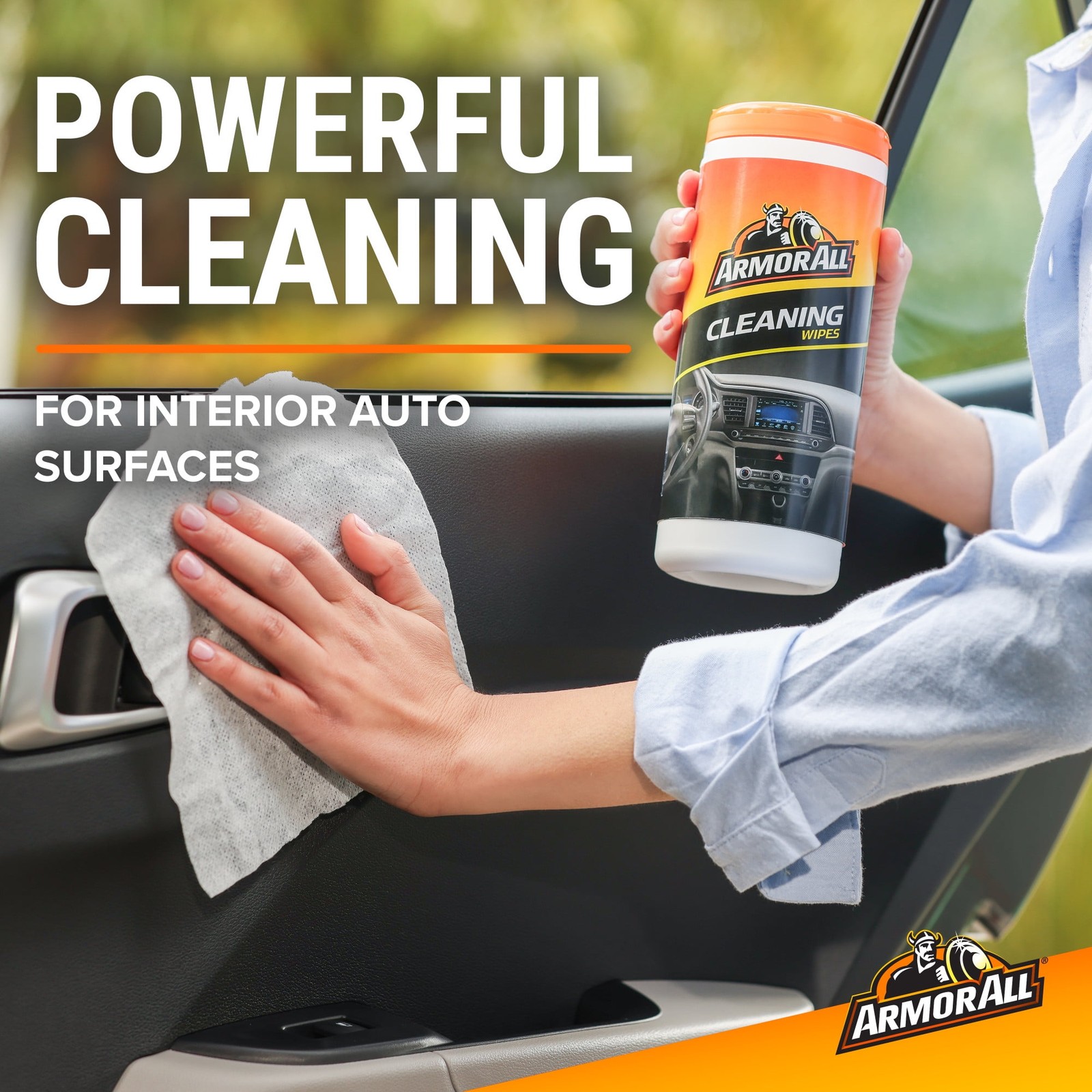 Armor All Interior Car Cleaning Wipes, 30 Count