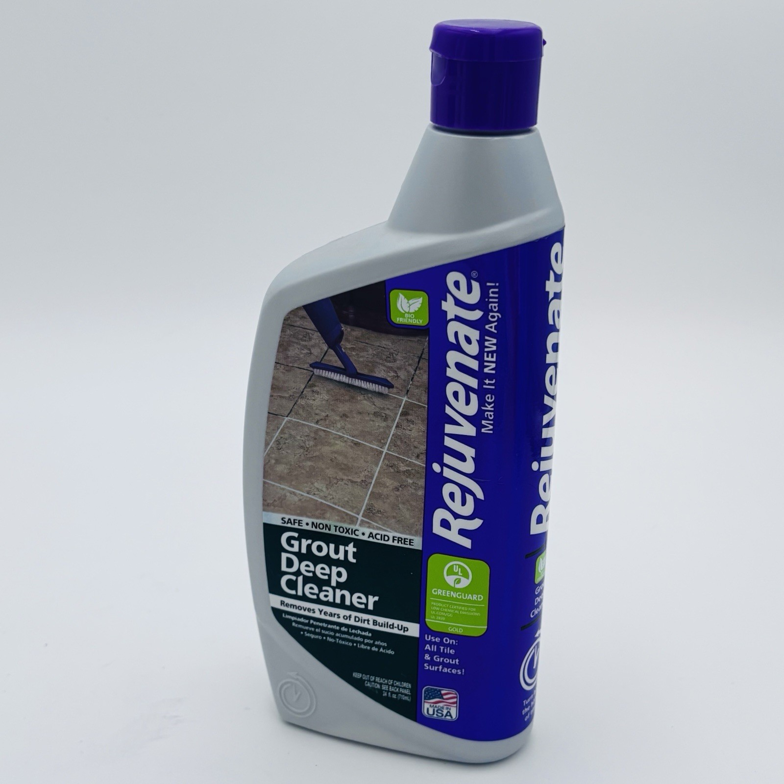 Rejuvenate Grout Deep Cleaner 24 Fl oz Liquid New Unopened No Scent Non-toxic