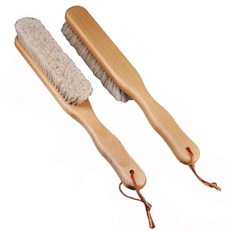 Engrave logo-Horse hair brush coat brush bed brush clean brush shoe brush soft