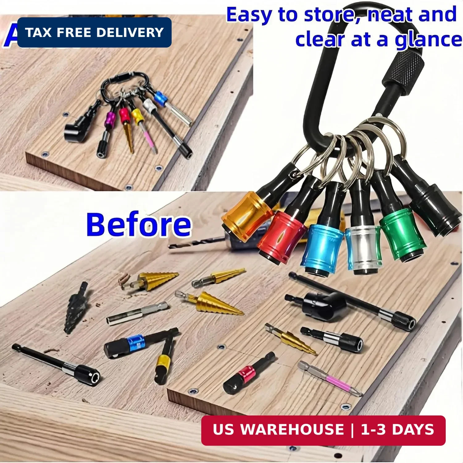 2 Pcs Wire Twister Tool For Drill, 1/4 Inch Hex Shank, Compatible With 9-22 AWG,