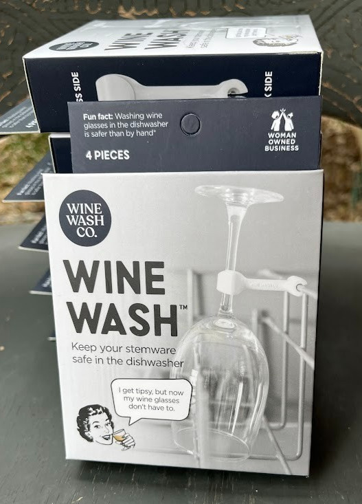 NEW! WINE WASH CO. WINE WASH DISHWASHER STEMWARE HOLDER SET ~ BUY 1 or ALL