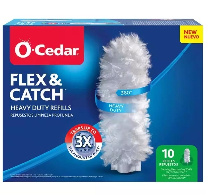 O-Cedar Flex & Catch Heavy Duty Refills – 10 Pc.