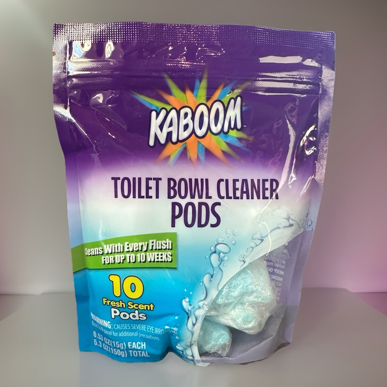 2x KABOOM Fresh Scent Toilet Bowl Pods 20 + Free Automatic Bowl Cleaner Bundle