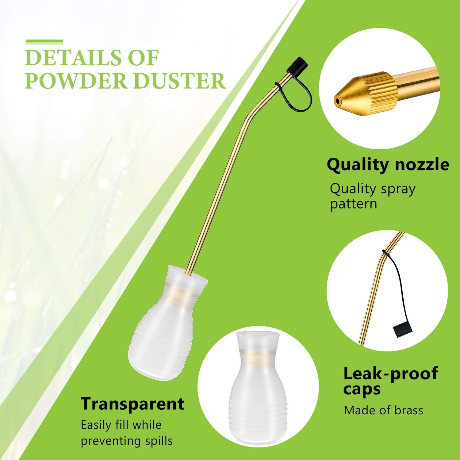 Garden Sprayer Bulb Duster Compatible with Garden Fertilizer Pesticide Applic…