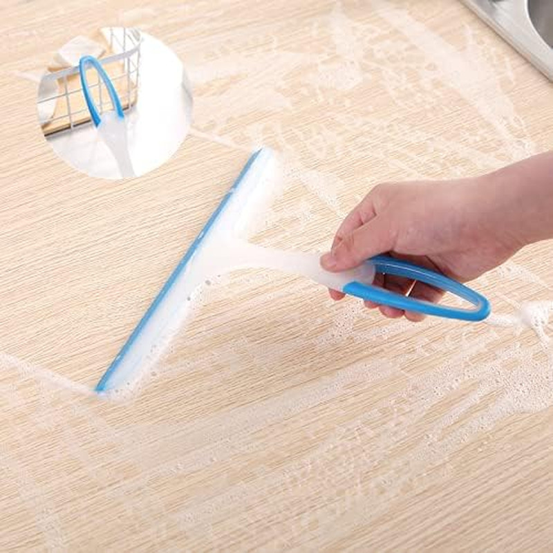 3Pcs Silicone Shower Squeegee for Glass Doors & Tiles – Handheld Bathroom and Wi
