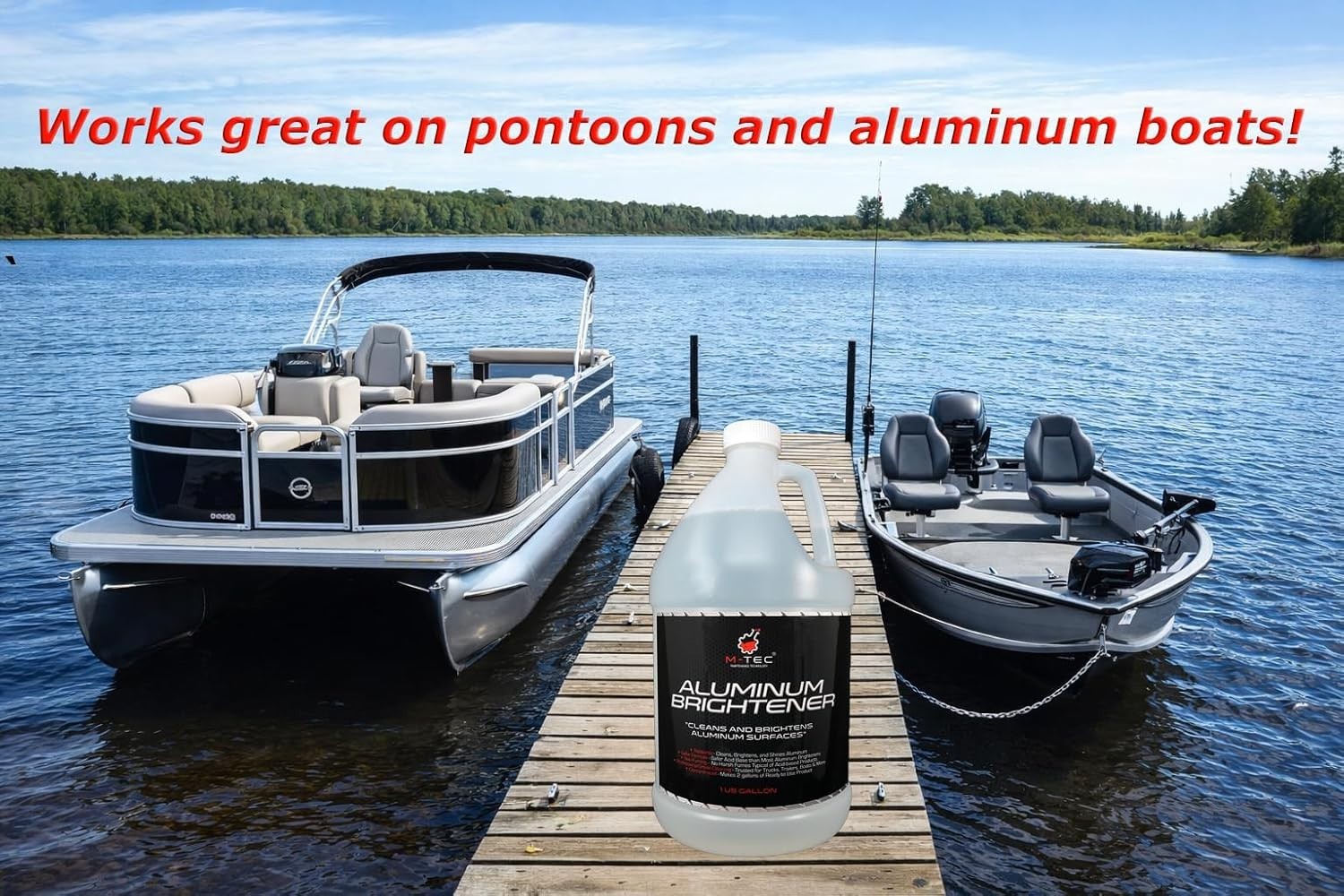 Aluminum Brightener Concentrate – Heavy-Duty Cleaner for Boats, Trailers, Wheels