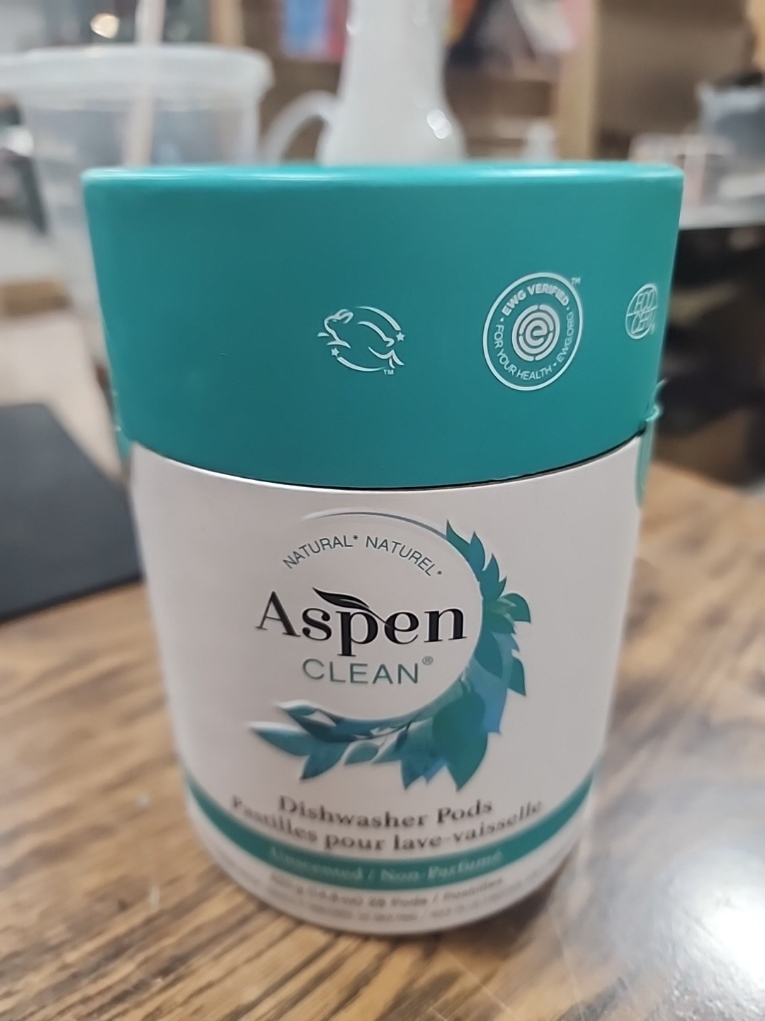 Unscented Dishwasher Pods Aspen, Zero Plastic, EWG Verified™, Vegan, …