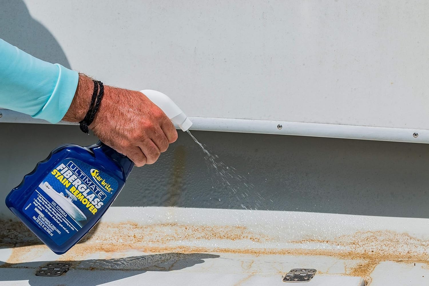 Easy-to-Use Gel Spray – Ultimate Stain Remover for Fiberglass & Painted Surfaces