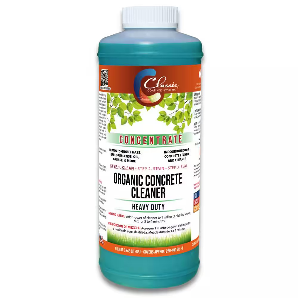 1 Qt. Indoor/Outdoor Eco Concrete Cleaner Concentrate