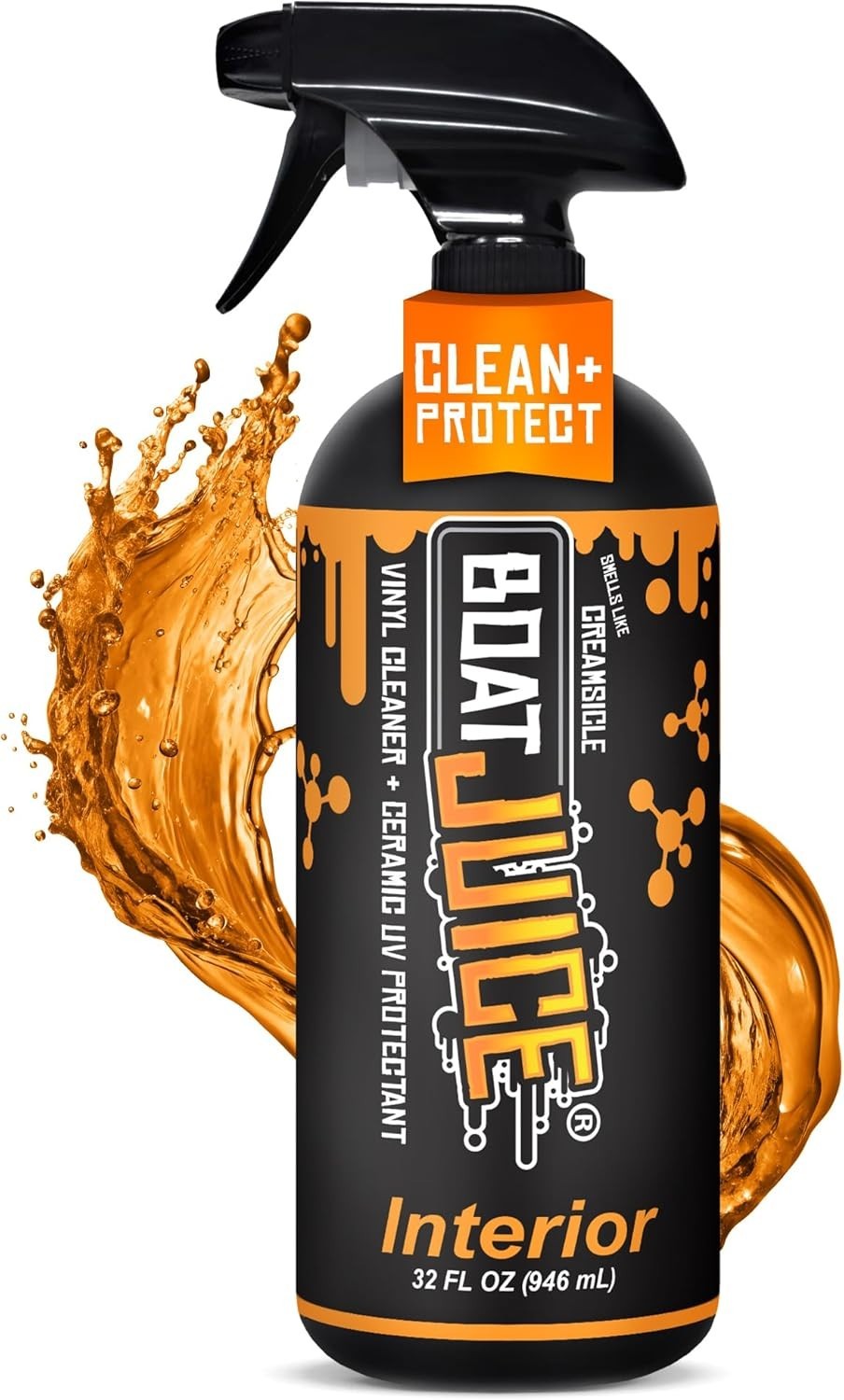 2In1 Interior Boat Cleaner & Protectant Spray | Vinyl Boat Seat Cleaner + Cerami