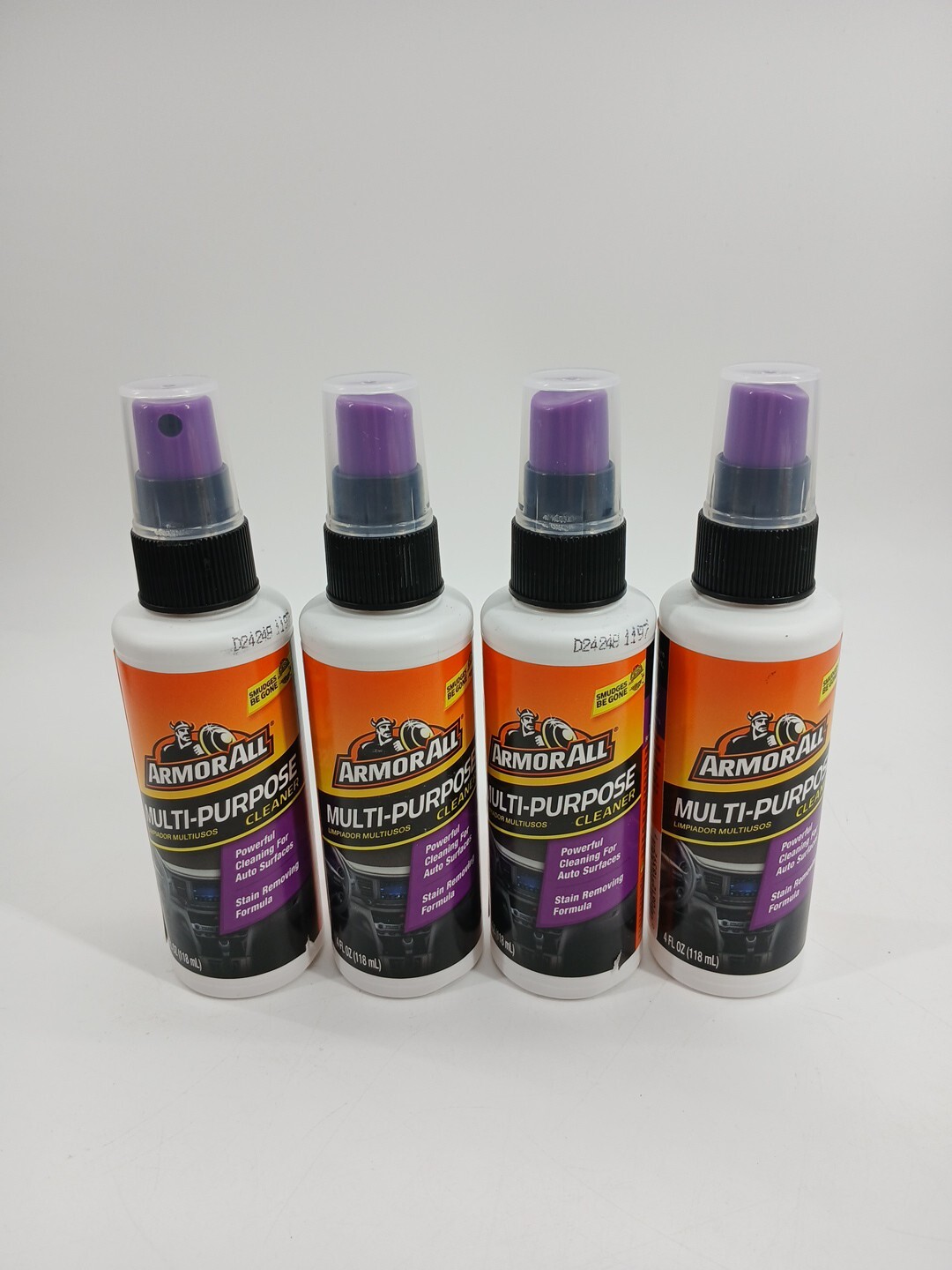 (Lot Of 4) Armor All Multi-Purpose Cleaner Powerful Cleaner For Auto Surfaces