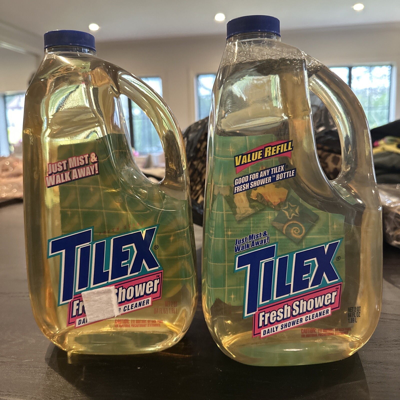 Tilex Daily Shower Cleaner Refill 64 oz Bottles Original LOT OF 2! 128 Oz. Total