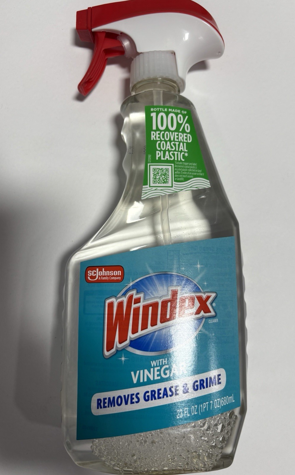 Windex Vinegar Glass & Surface Cleaner 23 oz Spray Bottle