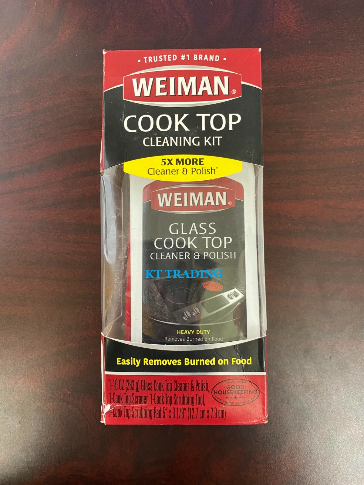 WEIMAN GLASS COOK TOP Heavy Duty CLEANER & POLISH KIT Shine Protect RANGE TOP