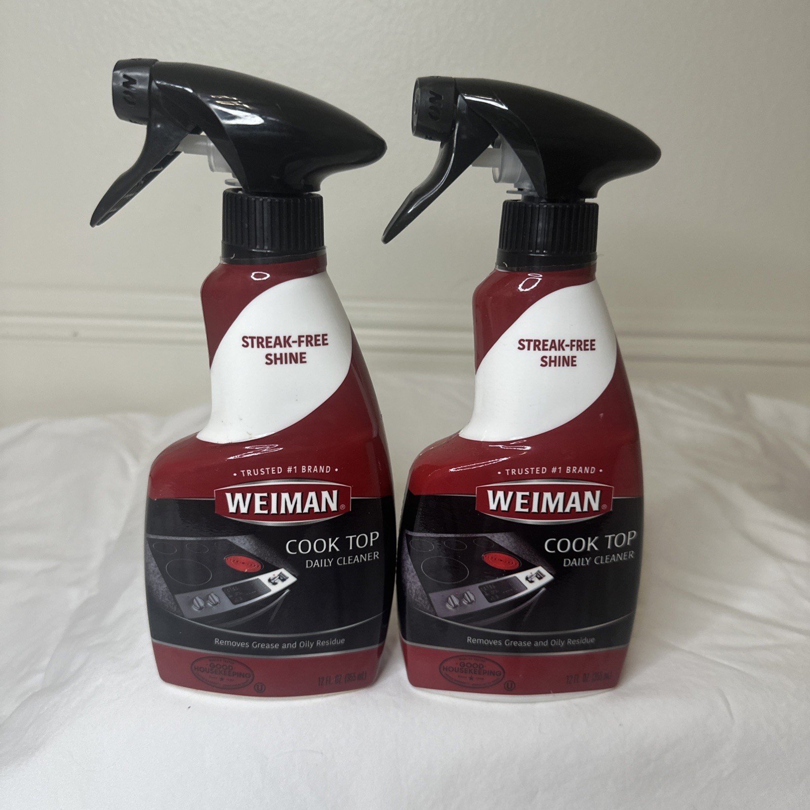 Weiman Cooktop Cleaner 2 Pack 12oz Streak Free Surface