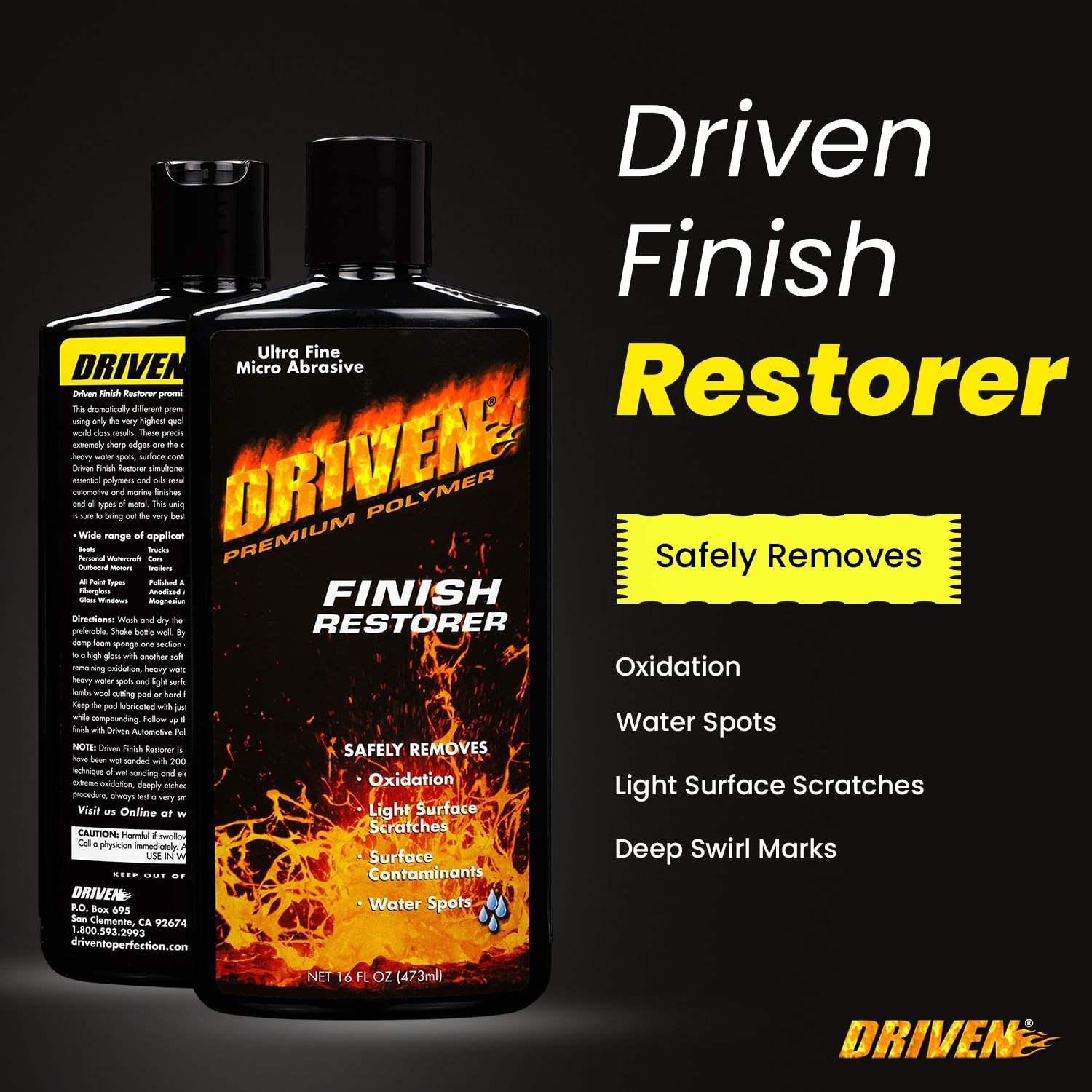 Finish Restorer for Cars and Boats – Removes Oxidation and Scratches