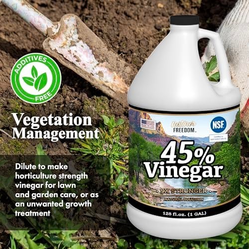 Vinegar Concentrate 45% 2 Gallon NSF Certified Cleaning Stain Removal Laundry