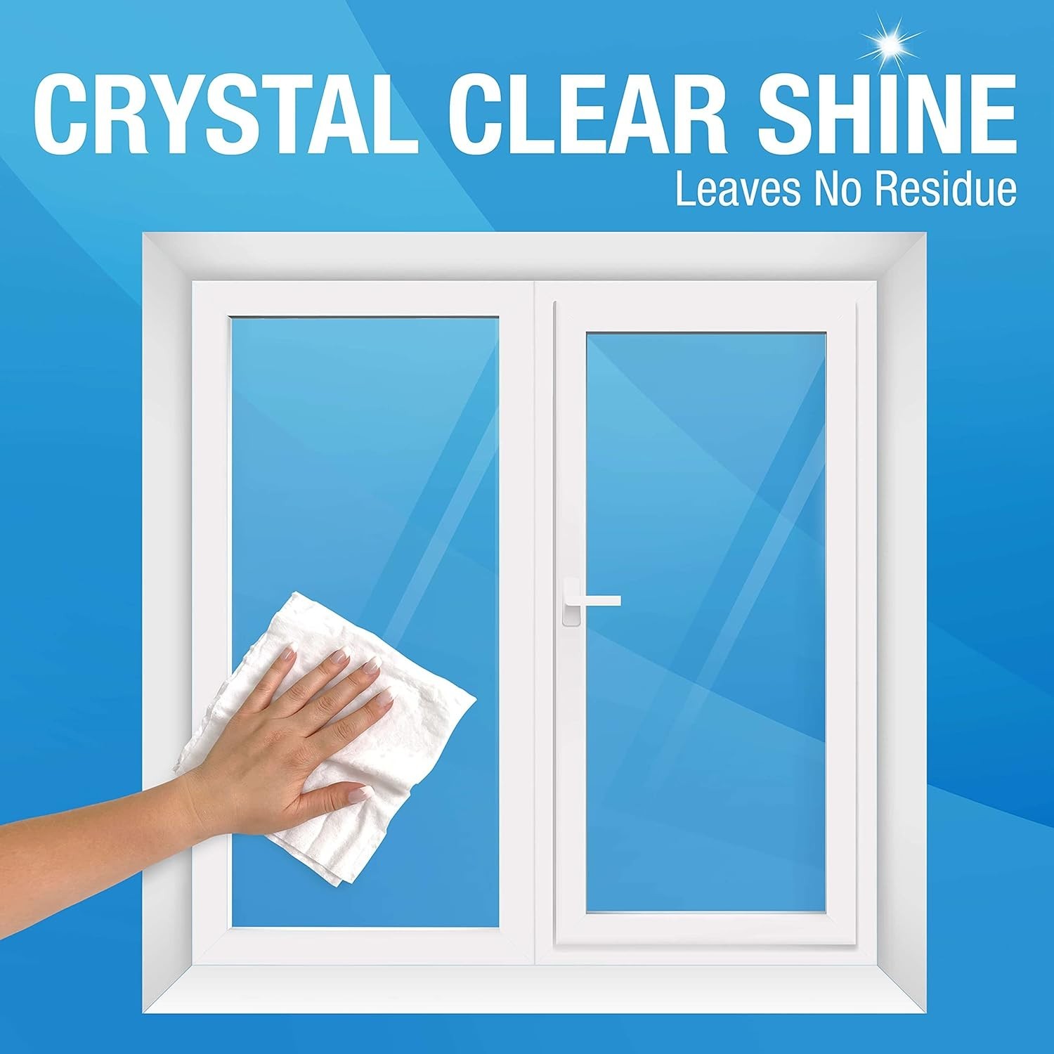 Pack Of 1 Disposable And Streak Free Cleaning Wipes For Mirrors Windows 60 Count