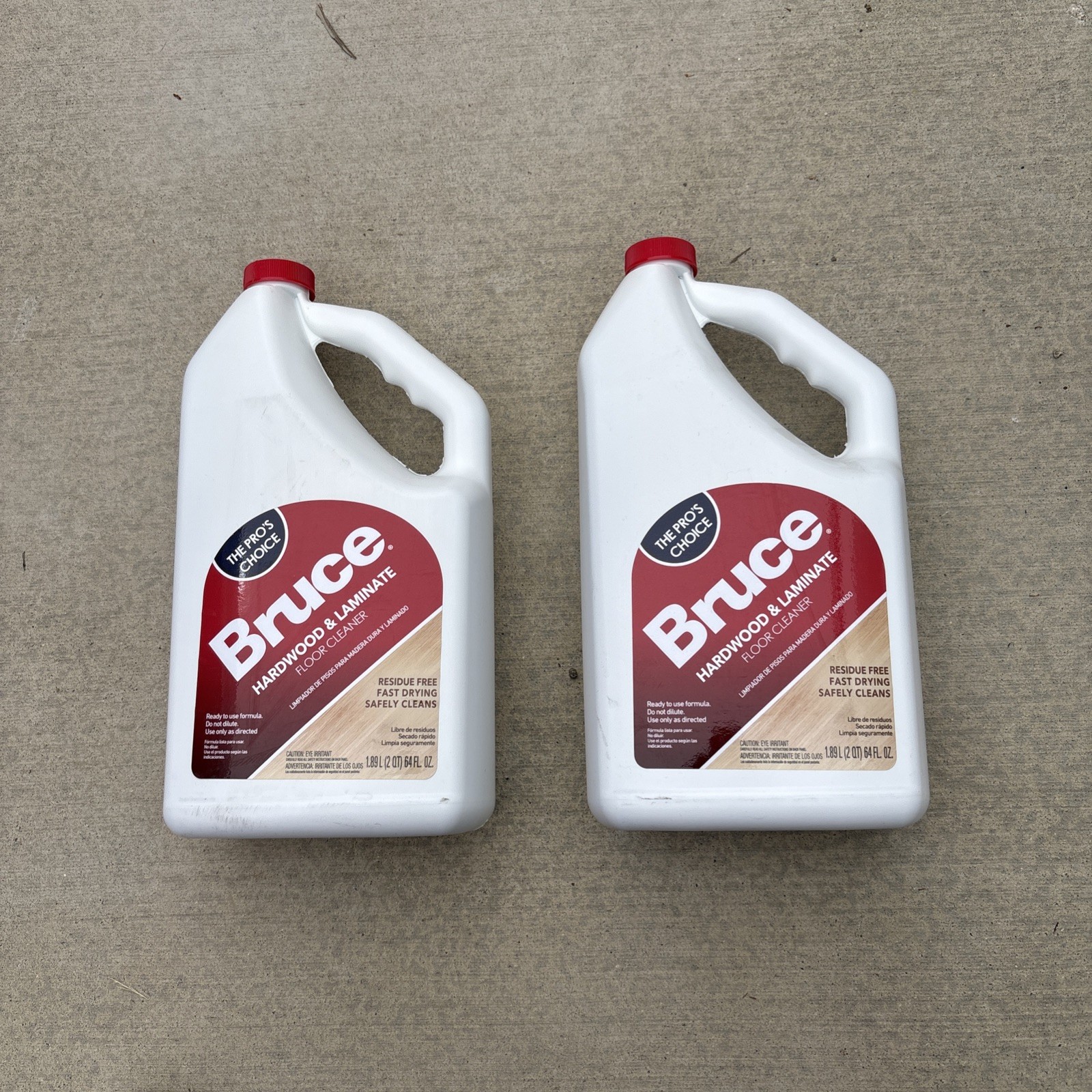 2 PACK Bruce Hardwood and Laminate Floor Cleaner 64oz each 128 oz Total (NEW)