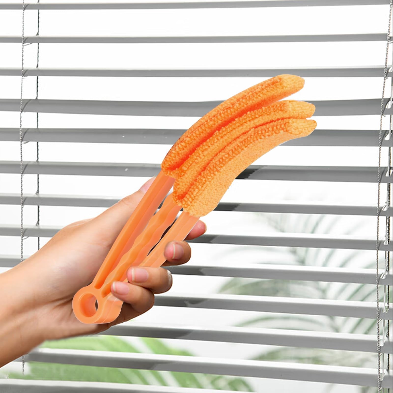 10-Pack Window Blind Cleaner Set: Includes 1× 7-Finger Detail Brush, 1× Shutt…