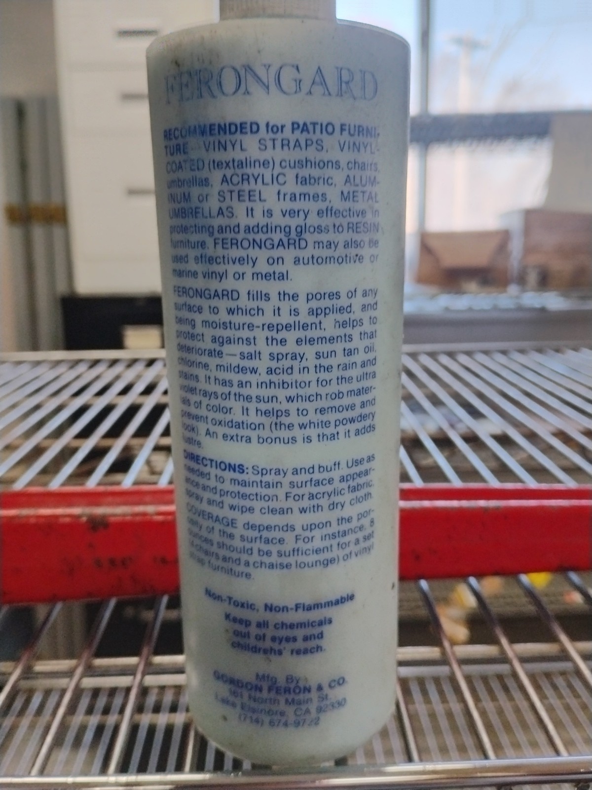 Ferongard Finest Vinyl Preservative 16 Fluid Ounces Gordon Faron And Co