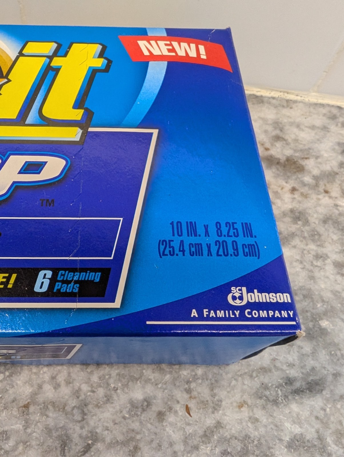 DISCONTINUED Johnson Grab It Go Mop Cleaning Pads Refill 6 Pads