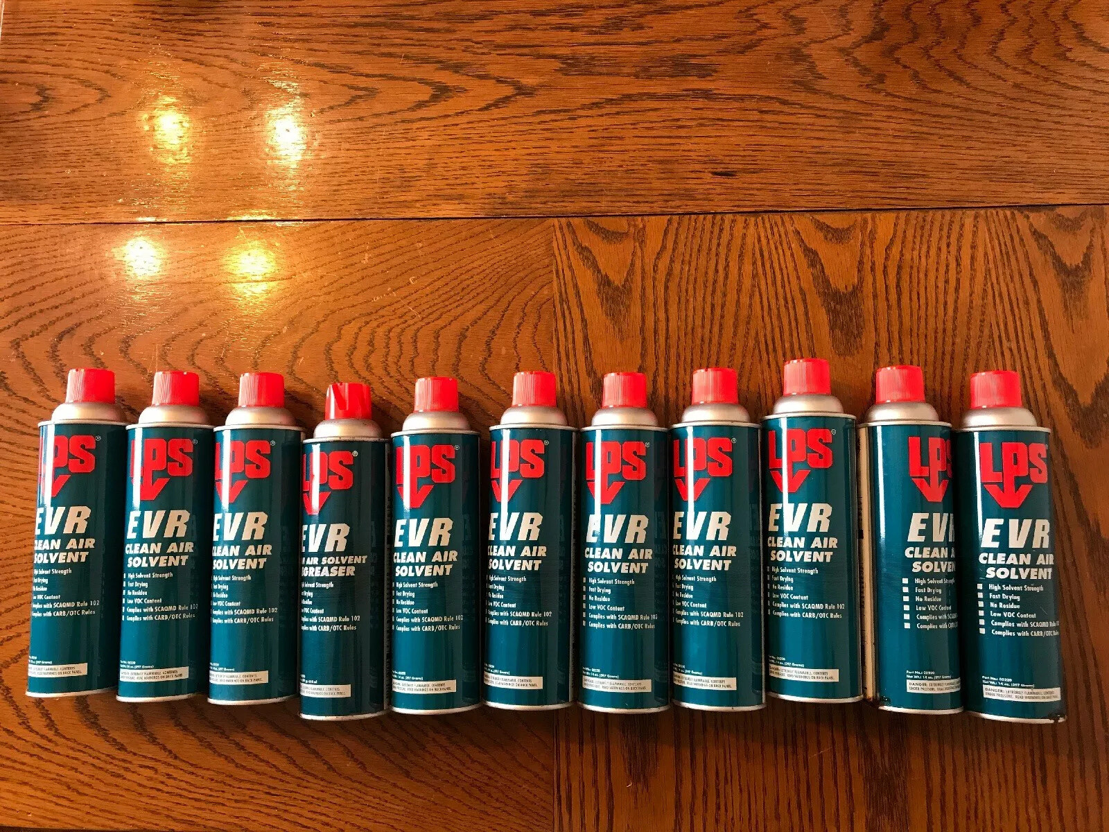 (11) Damaged LPS 05220 EVR(R),Solvent Degreaser,Size 20 oz. Cans -See Discript