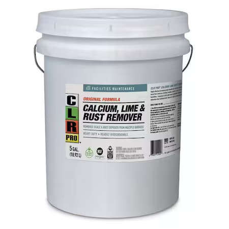 Clr Pro G-Fm-Clr-5Pro Calcium, Lime/Rust Remover, 5 Gal, Bucket