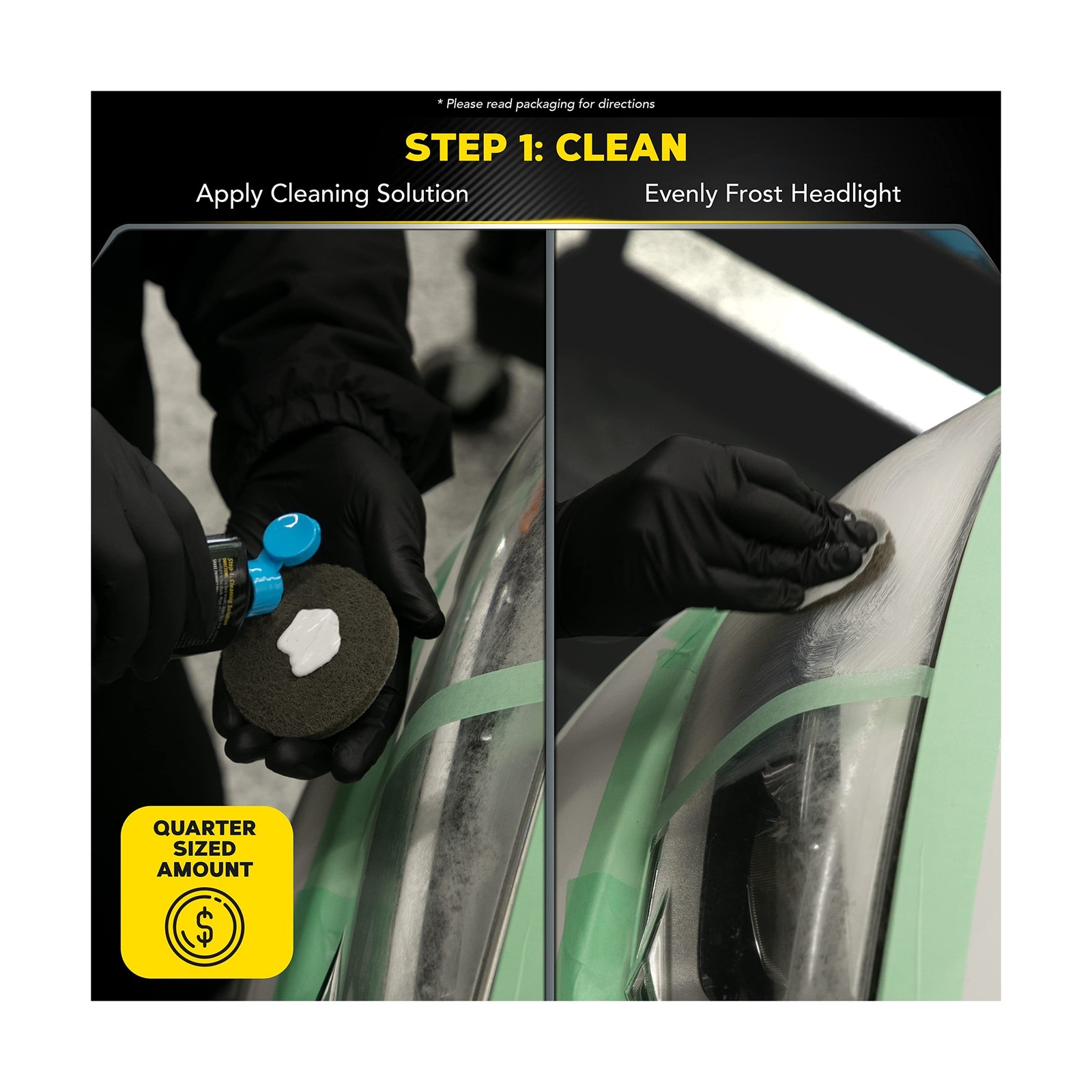 Meguiar’s Two Step Headlight Restoration Kit, Headlight Cleaner Res… Fast Ship