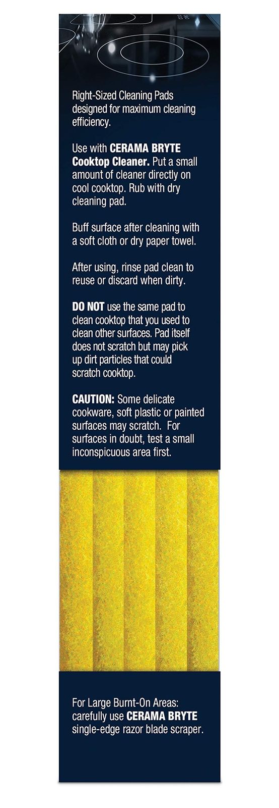 Cooktop Cleaning Pads, 10-Count 2 Pack