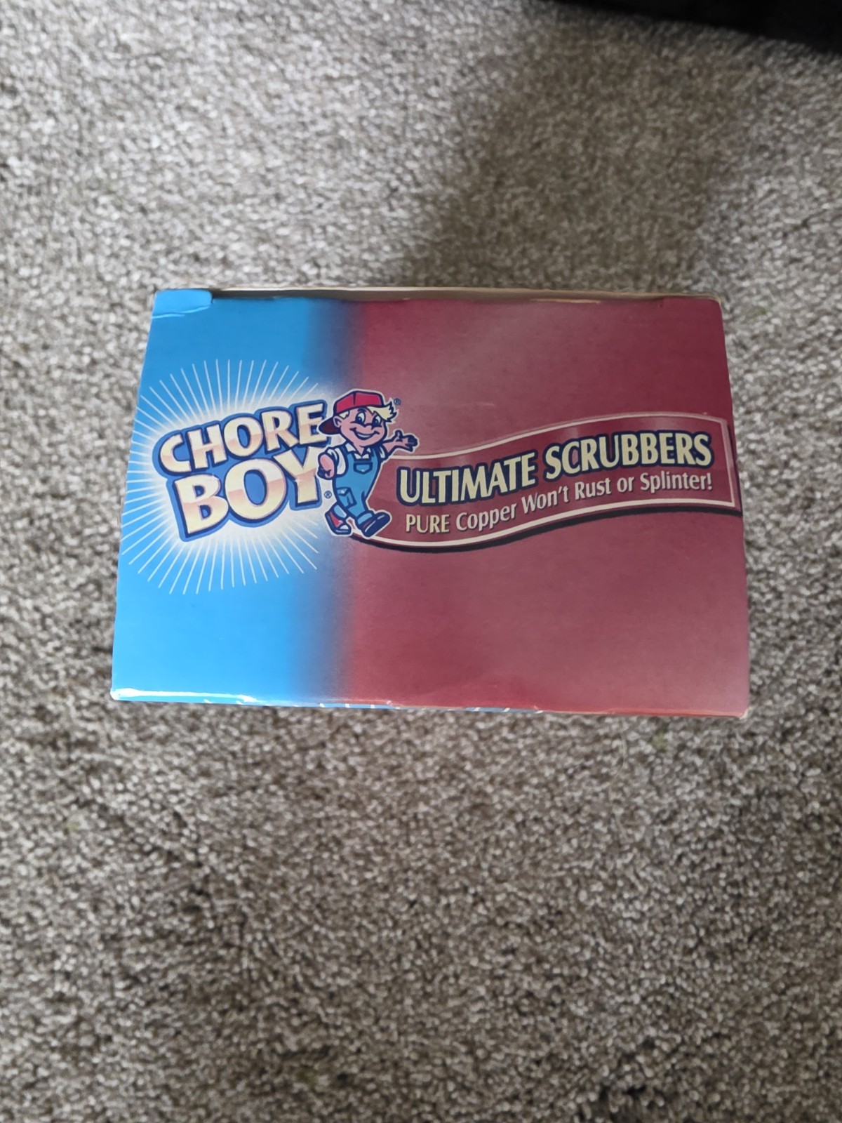 Chore Boy Ultimate Scrubbers Copper Scouring Pad 2 Pack Brand New In Box Sealed