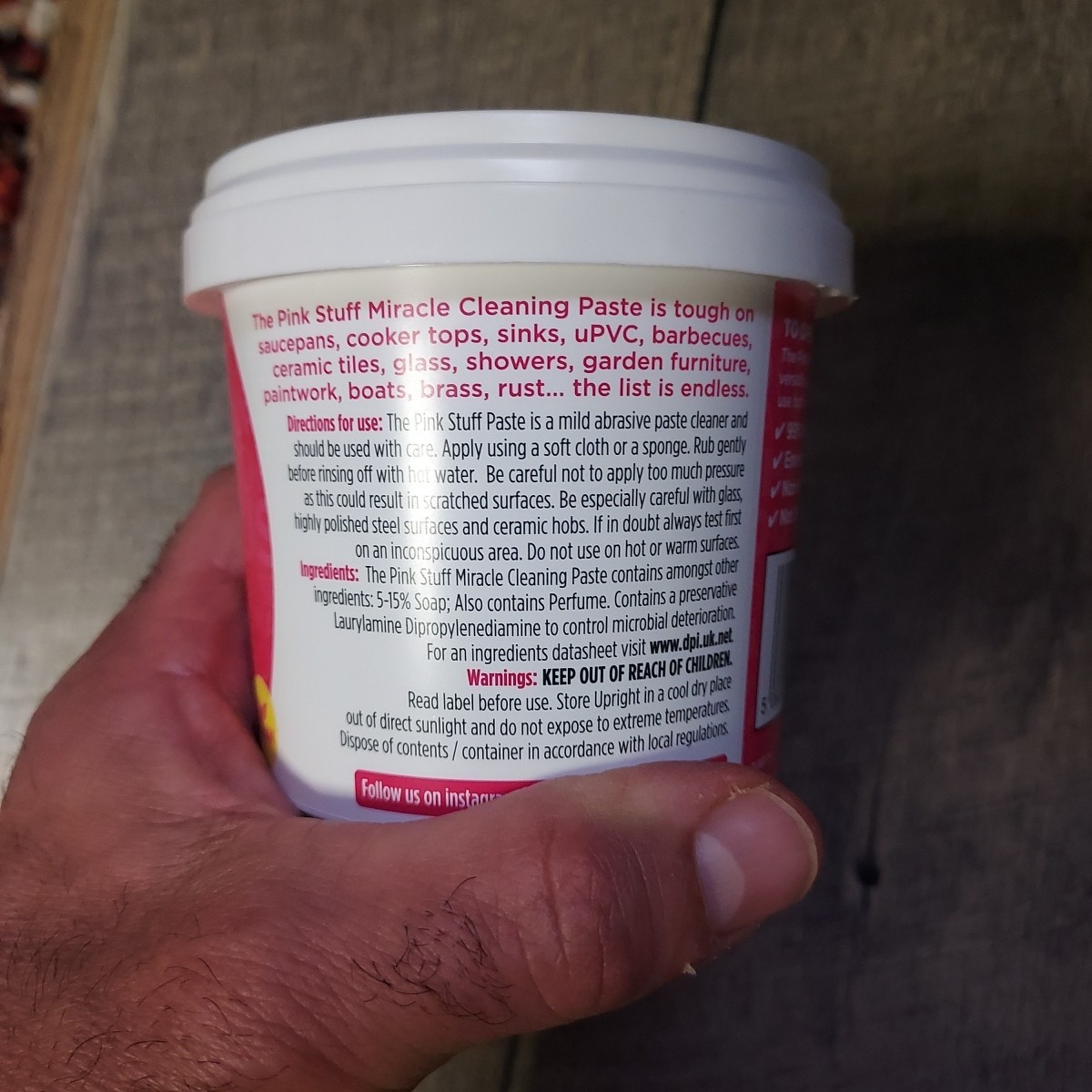 LOT OF 2 The Pink Stuff Miracle Cleaning Paste 17.6oz each Sealed