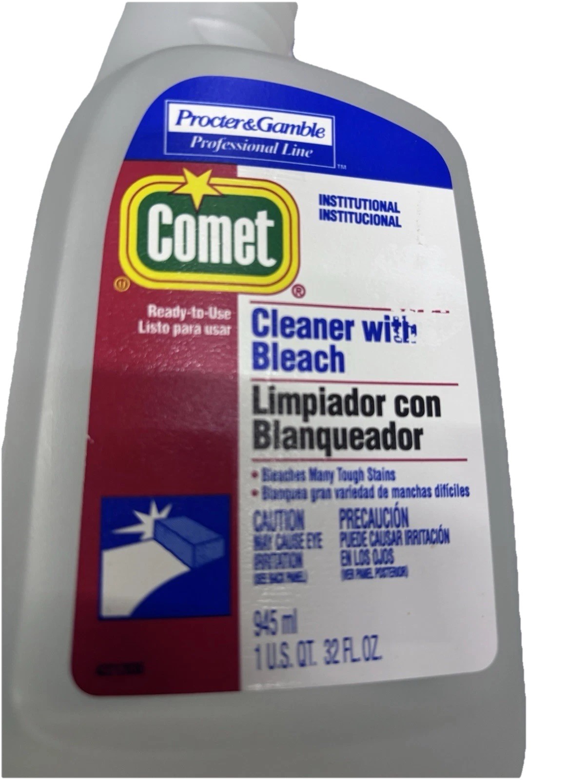 P& G Proffecional COMET CLEANER With Bleach 32 fl.oz each ; Ready To Use