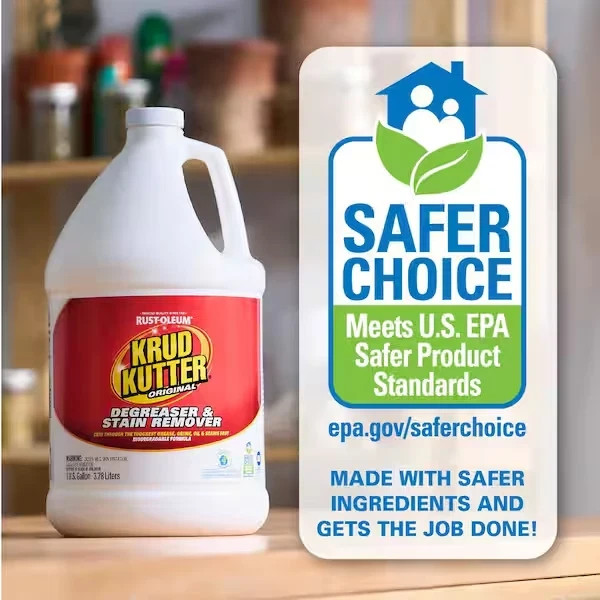 Krud Kutter Kk012 Cleaner/Degreaser Stain Remover, Jug, 1 Gal, Concentrated,