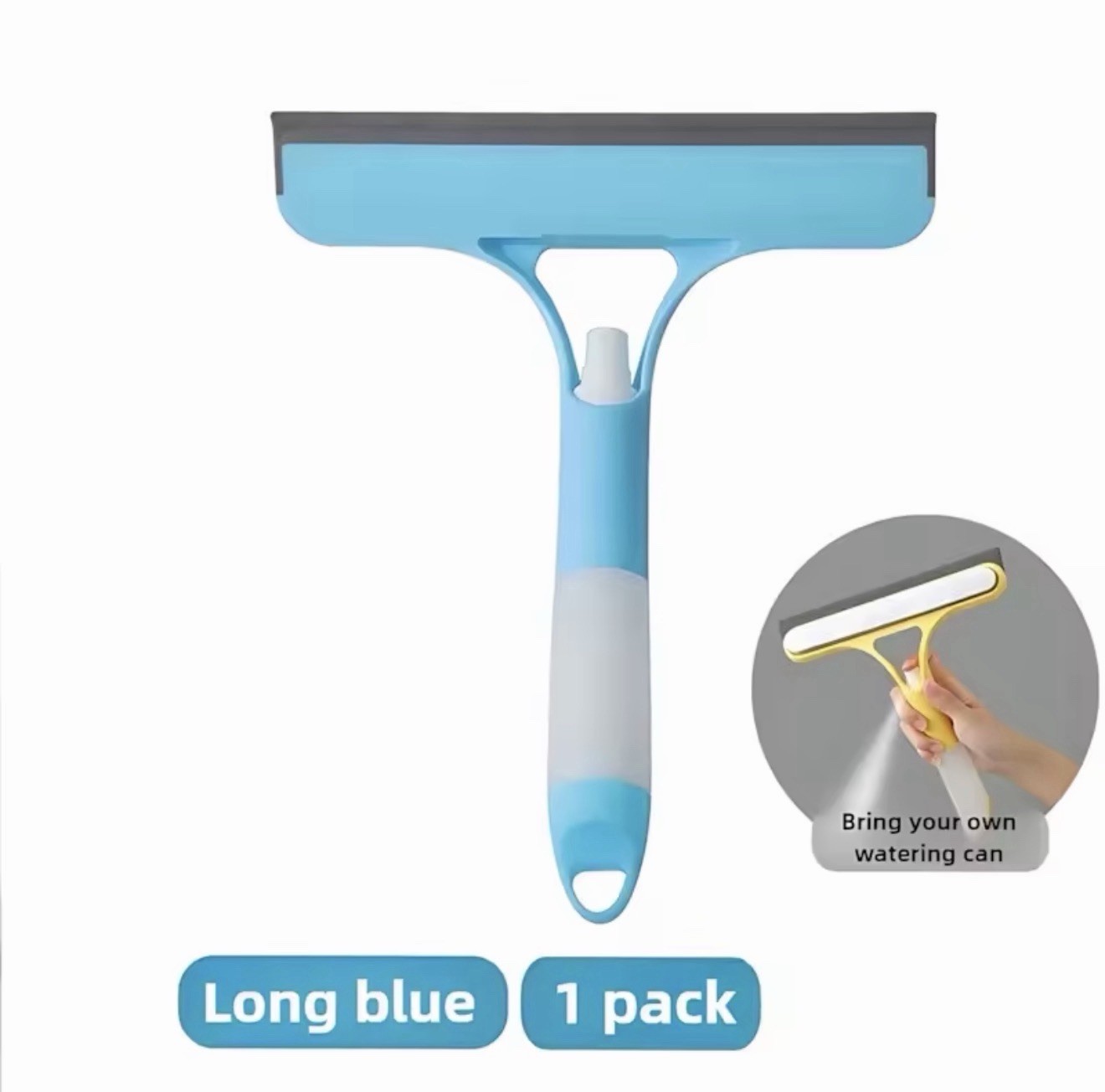 1-Pack 3-in-1 Blue Window Cleaner – Holiday Streak-Free Glass Cleaning Kit