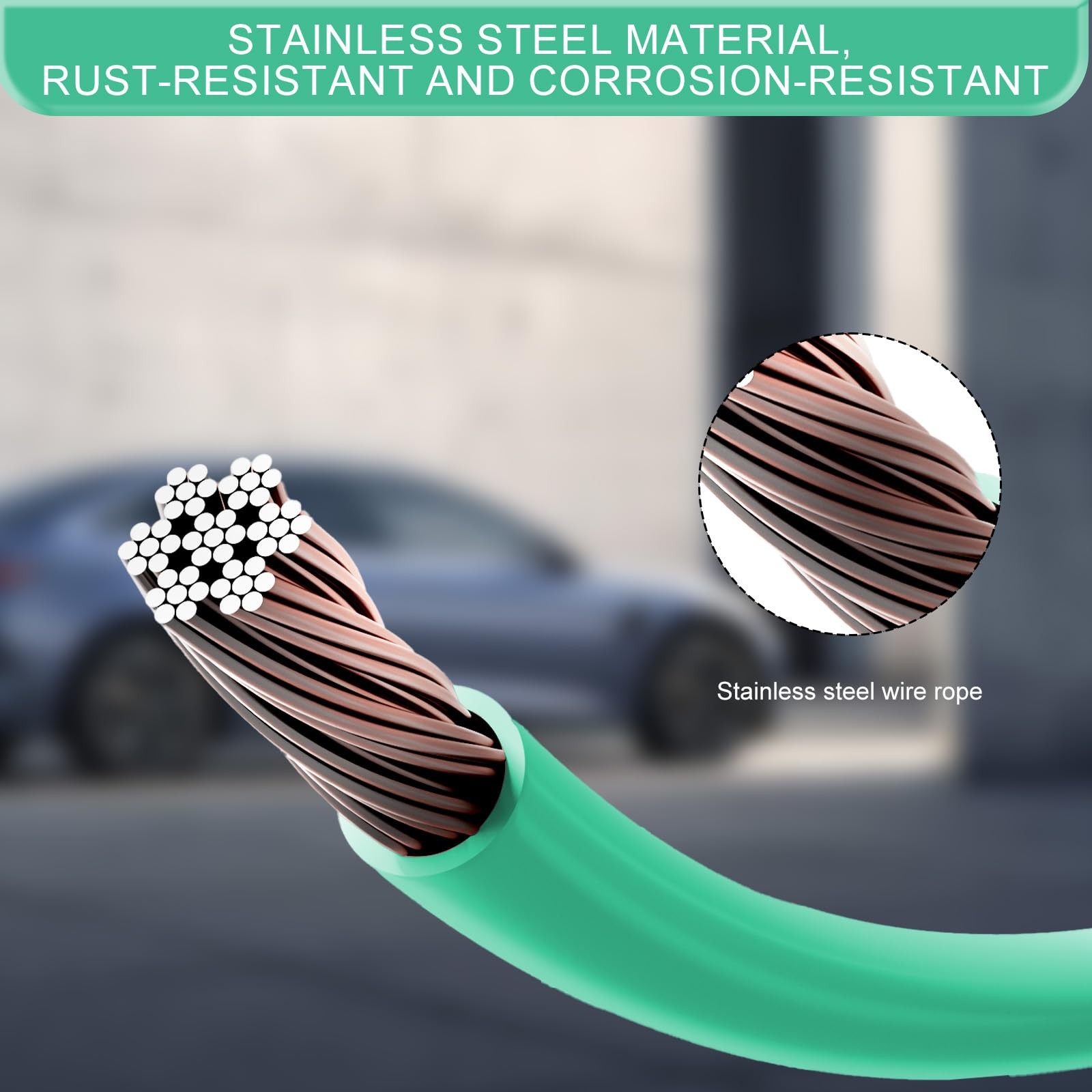 Auto Sunroof Drain Cleaning Tool,120inch Long Pipe Cleaner for Car,flexible