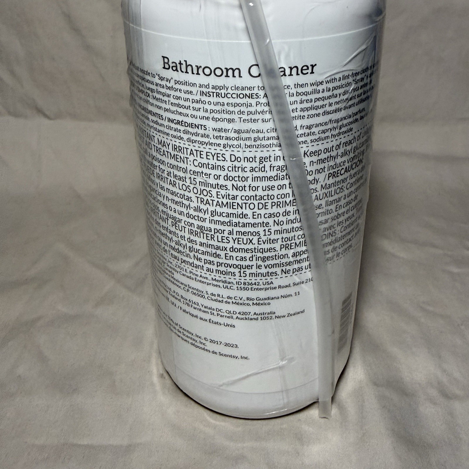 Scentsy Bathroom Cleaner Coastal Sunset 16 fl oz New Sealed Spray Bottle
