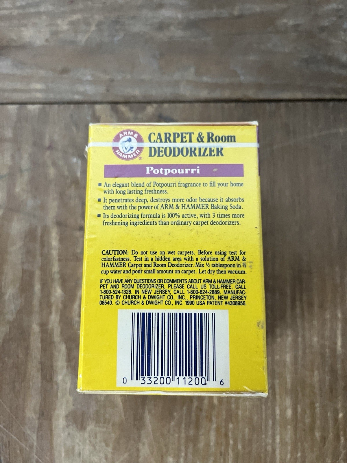 Vintage 1990 Arm And Hammer Capet & Room Deodorizer Potpourri 7oz NOS