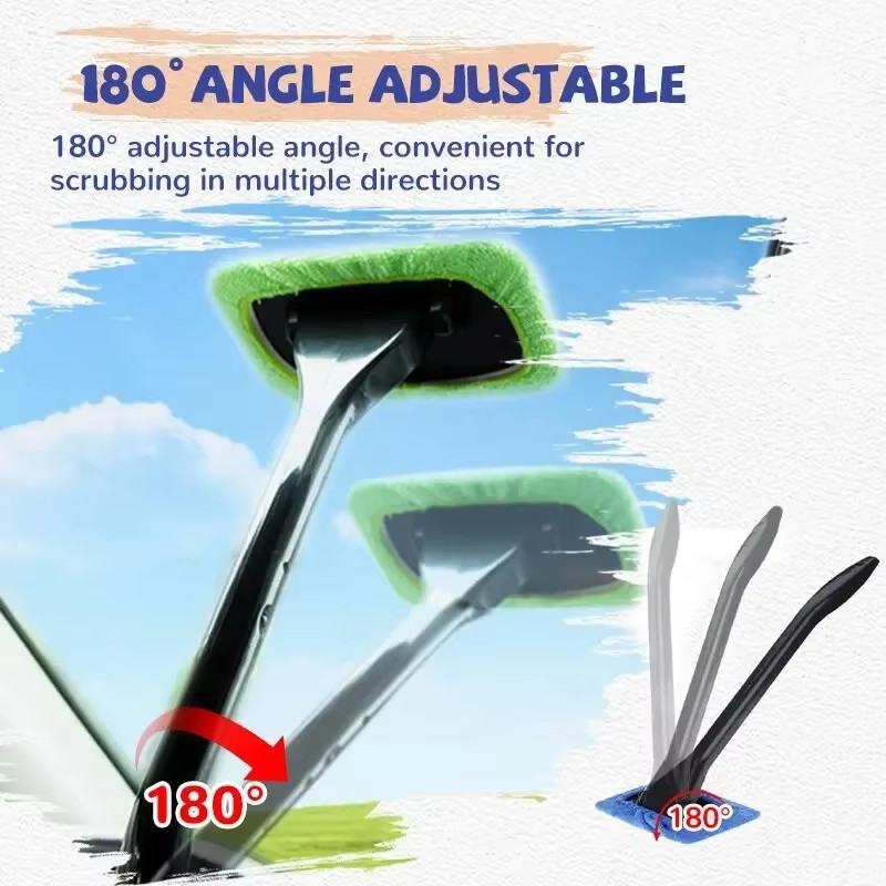 Car Window Cleaner Brush Kit Windshield Cleaning Wash Tool inside Interior Auto