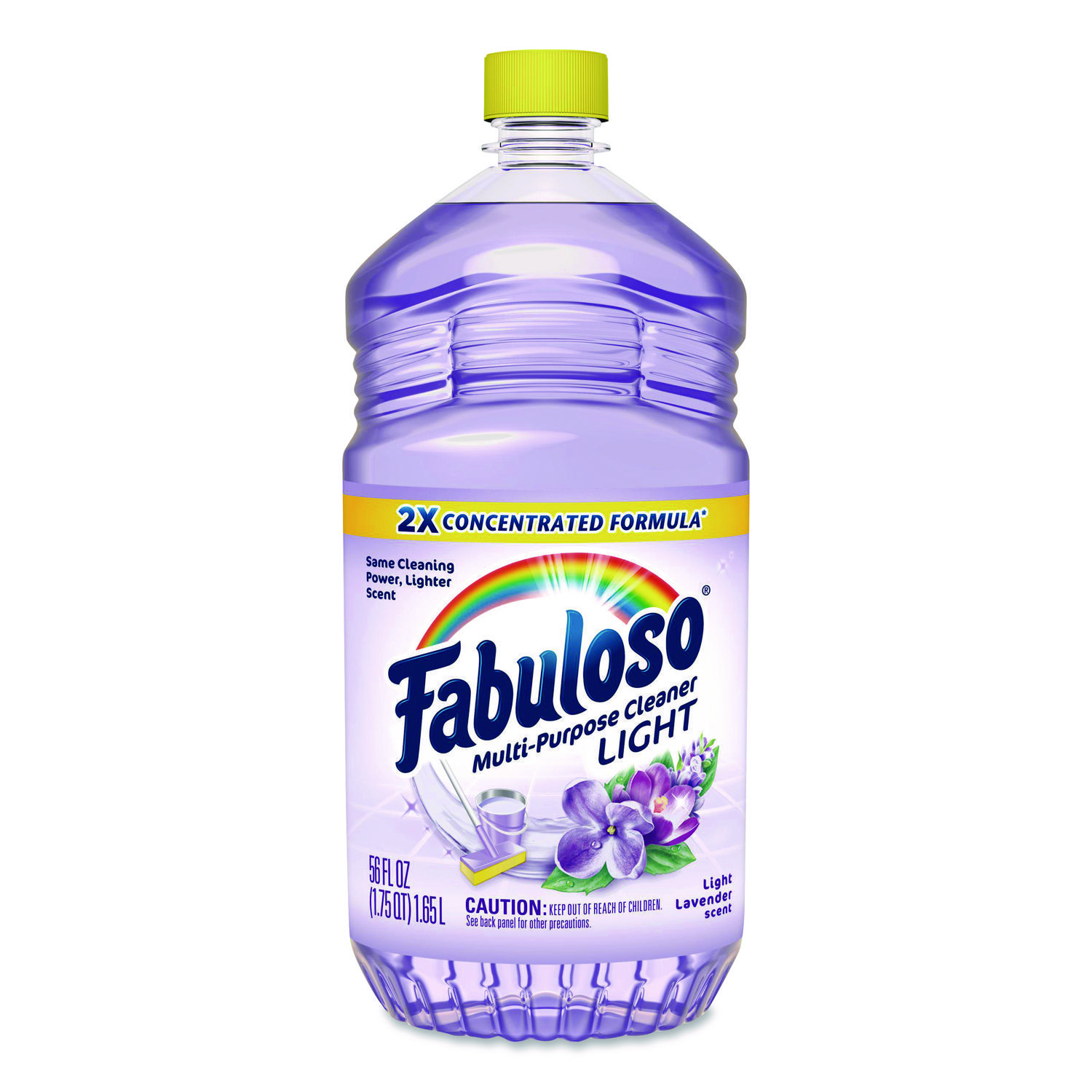 Multi-Use Cleaner, Light Lavender Scent, 56 oz Bottle, 6/Carton