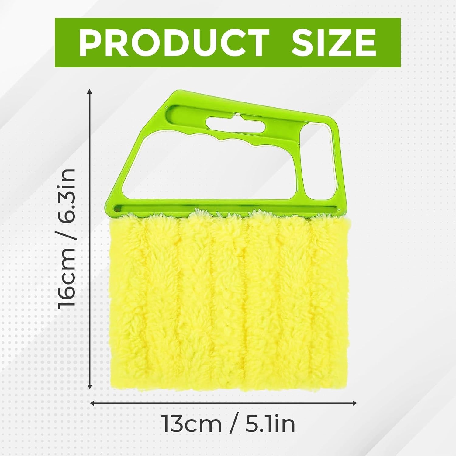 2-Pack Microfiber Blind Cleaner Tools – 7-Finger Washable Duster for Venetian Bl